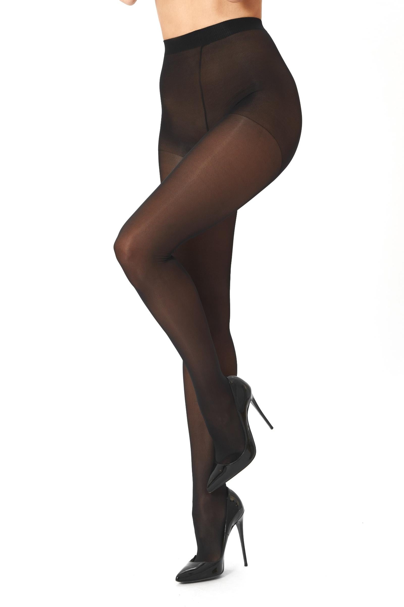 Semi-Blickdichte Strumpfhose 40 den Schwarz – Klassisch & Elegant